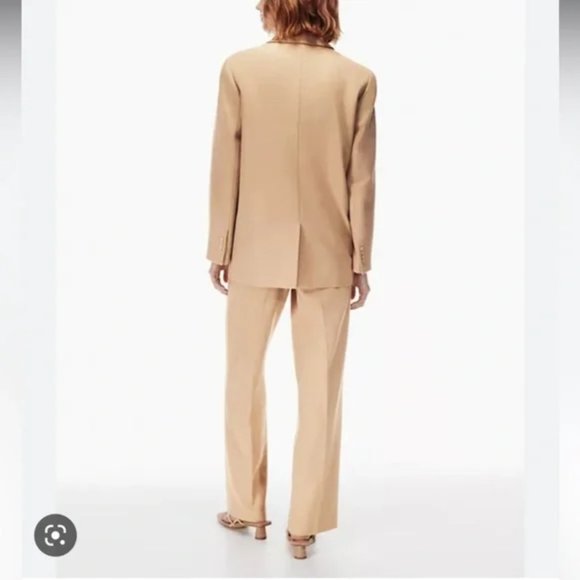 Aritzia Wilfred Sophia Blazer - Tannin - Size SMALL (NWT) - Picture 5 of 7